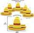 Sombrero Chip Clips, 6 Set Bag Clips for Food Storage, Snack Bag Sealer with Fun Mini Sombrero Hats