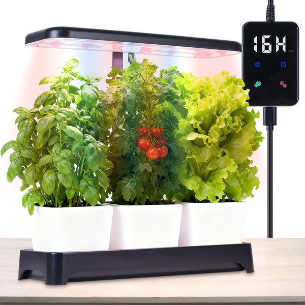 Indoor Garden Led Grow Light, Herb Kitchen Garden Grow Kit, Full Spectrum