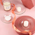 Patelai Replacement Oil Warmer Dish, Round Glass Dish Wax Melt Candle Warmer Bowl Plate Lid Tray for Aroma Therapy Lamp
