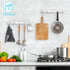 Wall Mounted Coat Rack, 5 Hook Coat Hanger Wall Mount, Premium Stainless Steel Coat Rack, Upgrade Mounted Coat Hooks