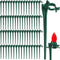 AUGSHY 100 Pack Christmas Light Stakes, 7.5 inch Yard Lawn Holiday Light