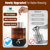 dailybrew 1 Cold Brew Coffee Maker, Gallon Iced Coffee Maker With Stainless Steel Filter, Heavy Duty Glass Cold Brew