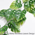 20 Lights,Summer Fielegen LED Monstera Leaf String Lights, Artificial Tropical Palm Leaves Greenery Vines