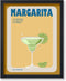 Poster Master Margarita Poster: Retro Cocktail Recipe Print for Aesthetic Kitchen or Restaurant Decor