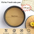 9 Inch Parchment Paper Rounds, 100PCS Unbleached Round Parchment Paper 9 inch for Baking, Precut Parchment Rounds for Round Cake Pans 9 inch, Round Baking Sheets, Springform Pan by DISSKNIC