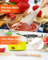 Cooking Spoon for Nonstick Cookware, Durable BPA-Free Matte Silicone Wood Handle Spoon for Mixing, Scoop, Khaki