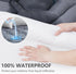 Twin XL Mattress Topper for College Dorm - Waterproof Protector Cover, Extra Long Cooling Pad, Washable, Deep Pocket