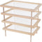 YiePhiot Herb Drying Rack, Wooden Herb Drying Rack, Herb Drying Storage with 2