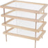 YiePhiot Herb Drying Rack, Wooden Herb Drying Rack, Herb Drying Storage with 2