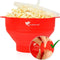 Silicone Microwave Popcorn Popper Bowl - 100% Pure Silicone, BPA-free, Reusable, Eco-Friendly