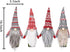 Adurself 4 Pack Christmas Gnome Wine Bottle Covers, Tomte Swedish Gnomes Wine Bottle Toppers Santa Scandinavian Plush
