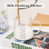 Cups12OZ, TIWPAJS Espresso Espresso Accessories, Expresso Shots Cup, Heat-resistant Glass Measuring Cup, Milk Frothing