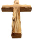 Zuluf 6.2" Olive Wood Plain Wall Cross | Handmade Christian Wooden Cross from Jerusalem | Wall Decor Gift