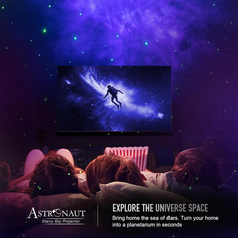 Astronaut Galaxy Projector Night Light - Star Projector Galaxy Light with Nebula Effects & Timer, Astronaut Space