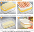 4oz UNIVIVO Butter Slicer Cutter with Storage Container, Stick Butter Dish with Lid for Fridge, Easy Cutting Two Sticks
