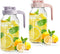 Mason Jar with Pour Spout Lid V-shaped, 2 Quart Iced Tea Pitcher