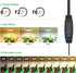 3 3000K+6000K 6/12/16H 3 10 Dimmable Head White Halo Angel Ring Ceiling LED Plant Growth Lights for Shelf, Full