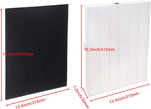 Compatible with Winix 115115,115115 Winix Filter,Replacement Filter A for Winix C535,5300,6300,5300-2,P300 Plasma wave,(1 True HEPA Filter Plus+4 Packs C Pre-filters)