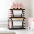 2 Pack TIDIIABODE Stackable Storage Laundry Kitchen Organizers, Wall Mount Trash Bag Holder with Bamboo Top and Garbage
