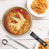 AHIER Korean Ramen Cooking Pot with Lid, Spoon, and Chopsticks, Fast Heating Noodle Pot for Kitchen Cookware (Single