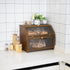 Counter, HOMEKOKO Double Layer Large Bread Box for Kitchen Wooden Large Capacity Bread Storage Bin (Brown)