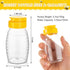 8 Pack 5oz Honey Squeeze Bottle, Refillable Small Squeeze Bottles for Honey, Plastic Honey Containers with Leak Proof
