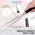 CHENGU 2 Pieces Carving Fork for Meat, 12 Inch Kitchen Stainless Steel Serving Cooking Fork with Wood Handle