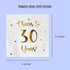 Cheers to 30 Years Cocktail Napkins, Happy 30th Birthday Decorations, 50-Pack