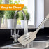 Kitchen Utensils Set, 4 Pack Silicone Utensils for Nonstick Cookware, Khaki, Perfect for Baking and Mixing