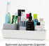 Toothbrush Holder and Toothpaste Holder for Bathroom Vanity, Kids Bathroom Decor with Cups, Electric Toothbrush Holder