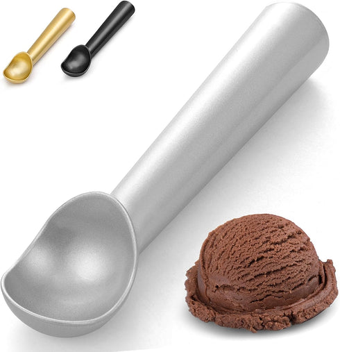CUNSENR 7 inch Ice Cream Scoop - One-Piece Nonstick Aluminum Ice Cream