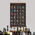 WEROUTE Cocktail Mixology Recipe Print Poster - Bar Pub Themed Kitchen Wall Decor with Frame, 15.7 x 27 Inch