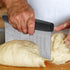 HULISEN Large Bench Scraper for Baking - 10 inch Dough Pastry Scraper with Measuring Scale, Stainless Steel Cake Scraper