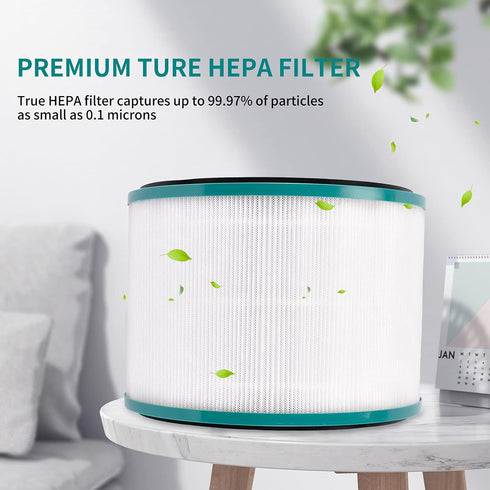 Replacement HEPA Filter Compatible with Pure Cool Link Desk Purifier DP01 DP03 HP00 HP01 HP02 HP03, Part 968125-03