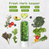 UEOZ 2-3 (4PCS) Herb Keeper for Refrigerator, Herb Saver for Refrigerator, Vegetable Preservation Bottle for Cilantro