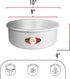 Fat Daddio's Anodized Aluminum Round Cake Pan, 9 x 4 Inch by Fat Daddio's
