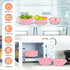 Microwave Ramen Cooker, Ramen Bowl with Chopsticks and Spoon for Office College Dorm Room, Dishwasher-Safe, Pink