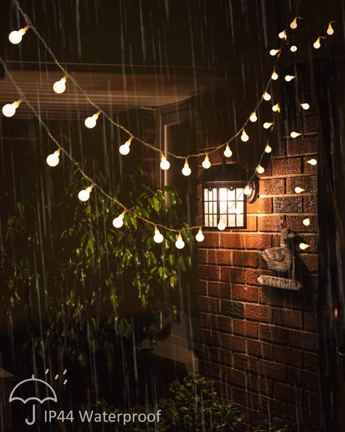 59 100 Globe String Lights, Ft LED Christmas Lights with Remote Timer, Connectable Plug in Twinkle Lights for Bedroom
