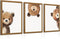 Lwoztra Bear Nursery Wall Art Decor Kids Canvas Poster Baby Boy Nursery Wall