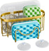 HapiRm Multifunctional Sponge Holder - 2 Installation Methods Sink Caddy with Unique