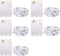 Minetom Fairy Lights Battery Operated, 5 Pack 7 FT 20 LED String