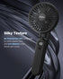 EasyAcc Portable Hand Held Fan, Ultra Quiet 5 Speed Personal Fan, LED Display USB C Rechargeable for Travel