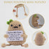 JoyChoi Positive Crochet Potato, Pickle & Carrot Emotional Support Animals for Birthday, Anniversary, Christmas