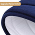 Buganda Memory Foam Bathroom Rug Mat 44x24, Extra Soft Absorbent Non-Slip Machine Washable Bath Rugs for Floor, Navy