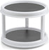 2 Pack, 2 10" Countertop, Tier Turntable Lazy Susan Spice Organizer - Rotating Seasoning Rack Spinner for Pantry