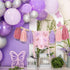 FESTELLAR 1st 1st High Chair Banner Embroidery Highchair Birthday Girl One Year Old High Chair First Banner Wildflower