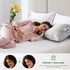 Love's Cabin Satin Body Pillow Pillowcase - Similar to Silk with Envelope Closure, 20x54 inches, Light Grey