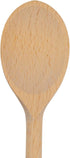 10 Inch Long Wooden Spoons for Cooking, Oval Wood Mixing Spoons for Baking, Set of 3 Natural Beechwood