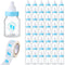 Tondiamo 48 Pcs Blue Baby Shower Mini Bottle Favors 1.5 x 3.5