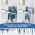 Hair Dryer Holder Wall Mounted, Stainless Steel Hair Tool Organizer, Adhesive Blow Dryer Holder with Curling Iron